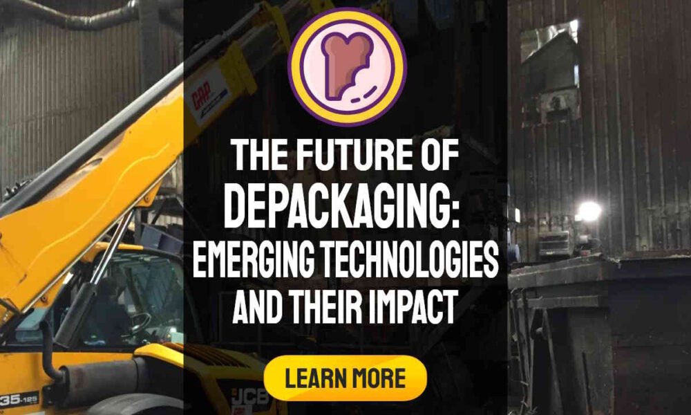 Featured image with text: "The future of depackaging and their impact".