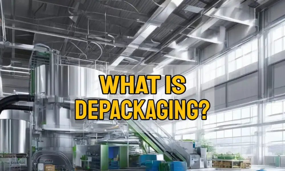Image with the title: "What is depackaging?"